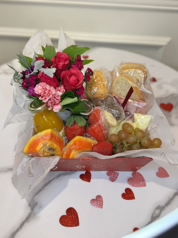 Breakfast baskets for Valentine’s Day