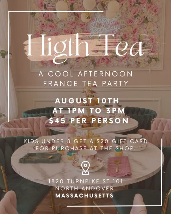 Afternoon Tea Party August!